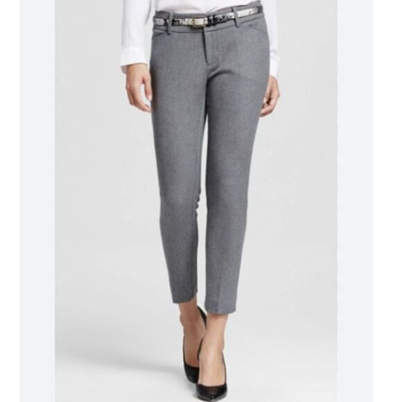 Lot 2 Pair Merona Target Ankle Modern Fit Pants Light Gray & Dark Gray Size 14 - Picture 1 of 12